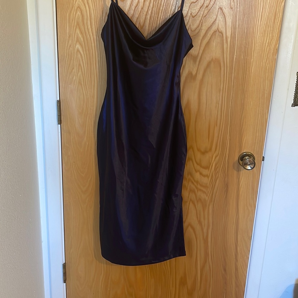 Navy Midi Dress